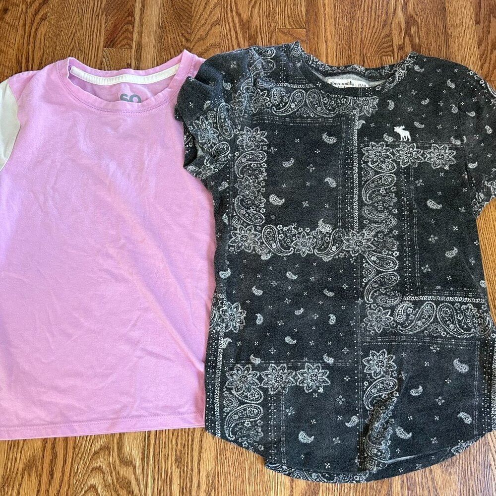 Girls Abercrombie Tshirts size Large 10/11/12